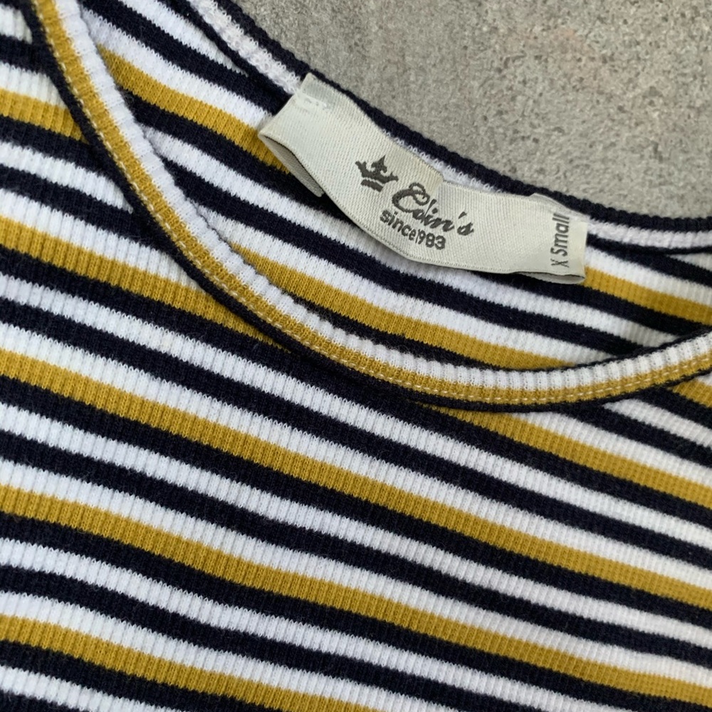 Racer back striped top in XS.